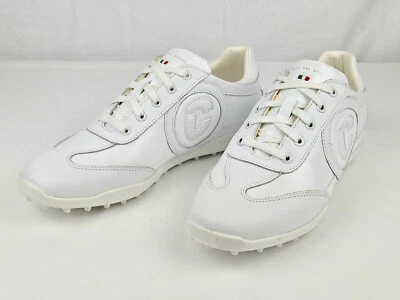 Zapatos de golf italianos de cuero para mujer Duca Del Cosma Kubananeo blancos talla 9,5 Foto 1 de 4
