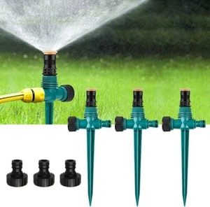 3X Rasensprenger Sprühregner Gartensprenger Rasen Regner Wassersprenger 360° - Bild 1 von 8