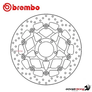 Brembo Bremsscheibe Serie Oro Vordere Ducati Multistrada 1200S D-AIR 2015-2017 - Picture 1 of 10