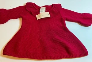 FIRST IMPRESSIONS Dress Girls 18 Months Cherry Red 25-27 Lb’s Top Only - Picture 1 of 12