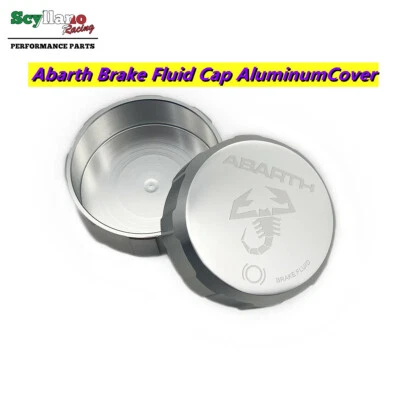 SCYLLANO RACING Tappo tappo alluminio su tappo serbatoio liquido freni per Abarth 500 595 695 / Grande Punto