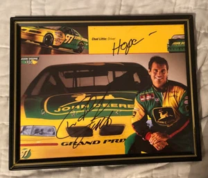 John Deere #97 Chad Little Autograph Picture In Frame - Picture 1 of 2