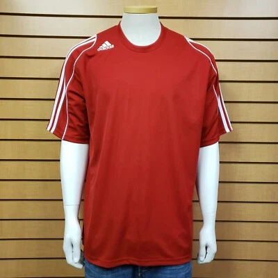Adidas Climalite Red Short Sleeve Shirt Men’s Size L | Athletic Gym Tee - Image 1 of 4