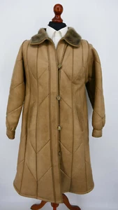 Abrigo de cuero Christ mujer otoño invierno piel de cordero talla 38 100 % cuero excelente estado - Imagen 1 de 9