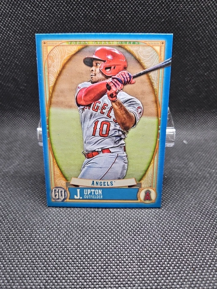 2021 Topps Gypsy Queen Blue #122 Justin Upton /150 Angels - Image 1 of 2