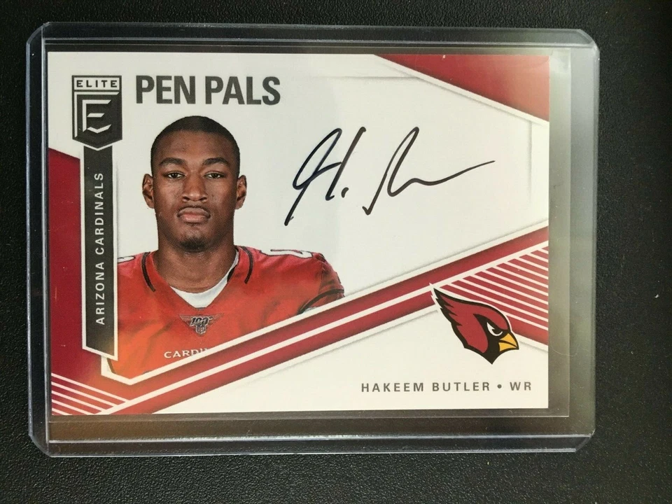 F67543  2019 Elite Pen Pals #32 Hakeem Butler AUTO CARDINALS - Image 1 of 1