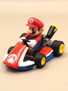 Mario Super Mario Bros Mario Kart Pull Back Car Toy Mini Figure Japan K593 - Picture 1 of 7