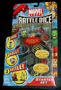Marvel Heroes Battle Dice Starter Set w/Mini Marvel Comic Book (Playmates) New - Picture 1 of 3