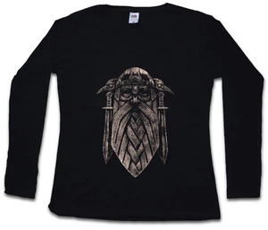 CAMISETA DE MUJER ODHIN XI MANGA LARGA Valhalla Nórdico Odhin Odín Thor Dios Alemán - Imagen 1 de 1