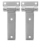 2x Heavy Duty T-Strap Shed Door Hinges for Wooden Fences, Yard Door, Barn Gates