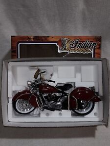 Guiloy 1948 Indian Chief Motorcycle 1:10 Scale Model Bike Collection