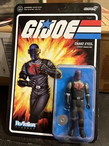 Snake Eyes Cobra Pyramid of Darkness G.I. Joe Super 7 Reaction Figure Unpunched - Picture 1 of 1