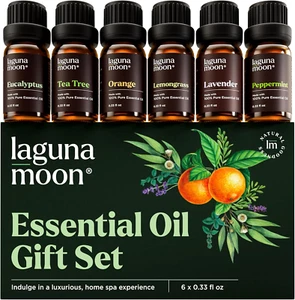 Essential Oils Set - Top 6 Blends for Diffusers, Home Care, Candle Making Scents - Picture 1 of 12