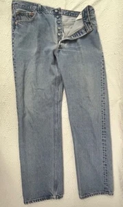 Levis Herren Vintage 501 Jeans 40x36 Blau Straight Leg Button Fly 0999 - Bild 1 von 20