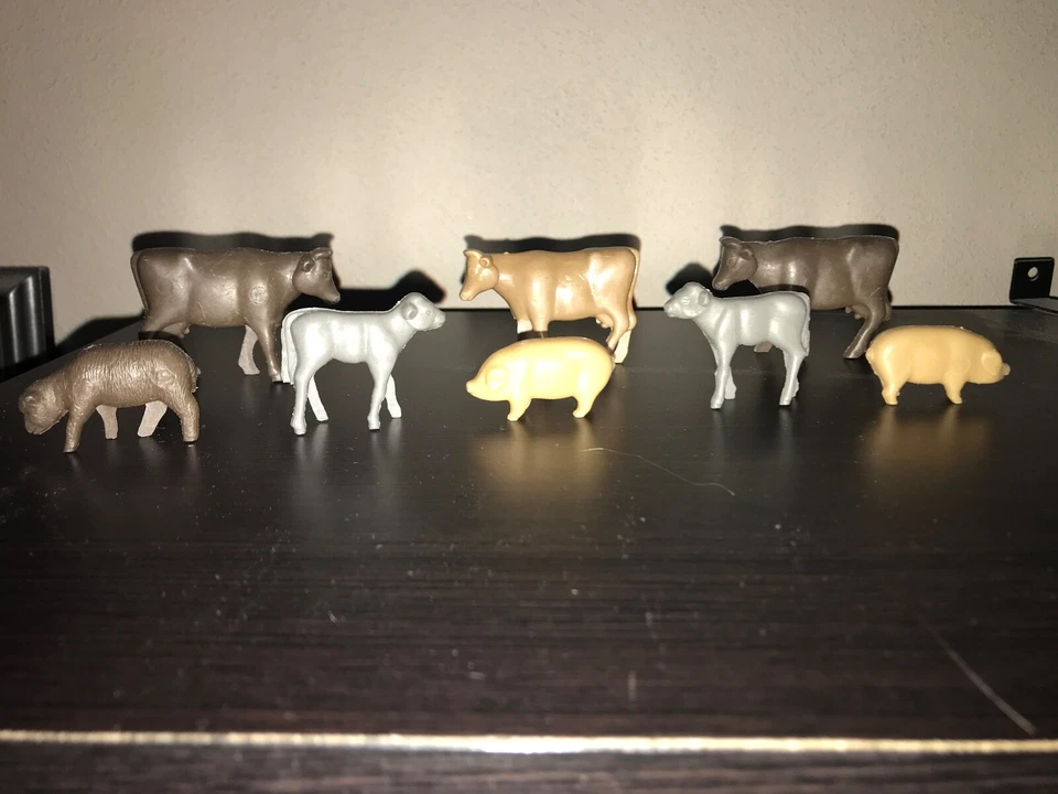 Ohio Art Series 2 Granja Juego Animales. - Plástico blando o duro - Años 50 a 70 Foto 1 de 1