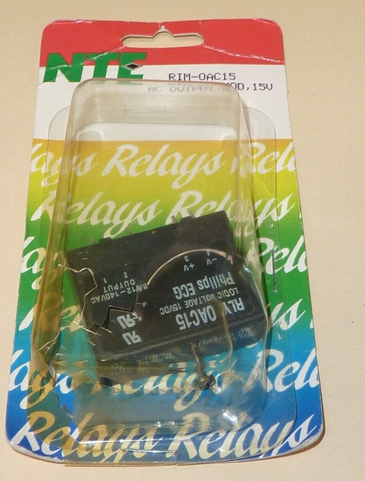 NTE Electronics RIM-OAC15AM Slim Line Output Mod 15V  3A/12A 140VAC - Image 1 of 1