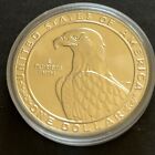 1983 P Los Angeles Olympics Commemorative Silver Dollar in capsule!