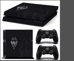 Stickers Cover Wrap for Original PS4 Cartoon Decal Black Vinyl Skin Console - Picture 1 of 2