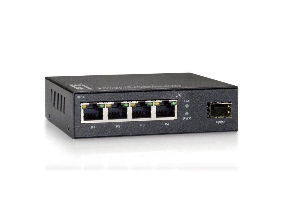 LevelOne GEU-0521 switch di rete Non gestito Gigabit Ethernet (10/100/1000) Grig - Immagine 1 di 2