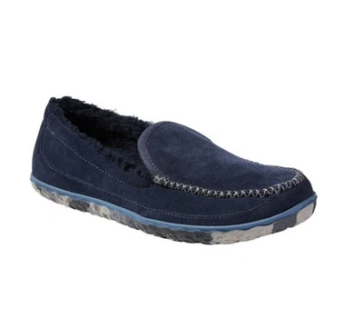 L.L. Zapatillas de montaña BEAN 12 para hombre forradas de gamuza azul Foto 1 de 4