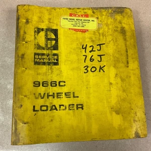 CAT Caterpillar 966C SERVICE SHOP REPAIR MANUAL WHEEL LOADER sn 30K 42J 76J - Picture 1 of 8