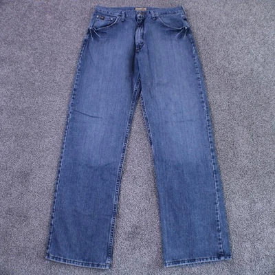 Wrangler 20X Jeans Mens 33x33 Blue Extreme Relaxed Fit Denim Straight Leg - Image 1 of 4
