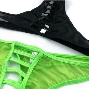 Sexy Herren Bulge Pouch Slips Low Rise Open-Crotch Höschen Unterwäsche Unterhose - Bild 1 von 9