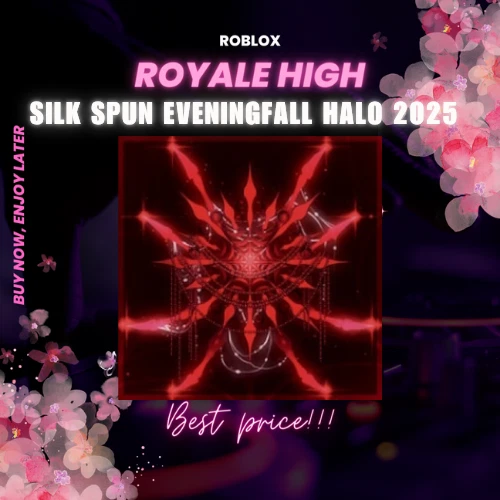 Roblox ✨ ROYALE HIGH Silk Spun Eveningfall halo 2025 ✨BEST PRICE👑
