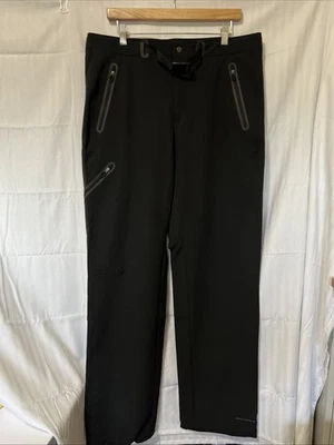 Pantalón Columbia Titanium Negro con Cinturón Soft Shell Para Hombre Talla 34×33 ¡Excelente Estado! Foto 1 de 4