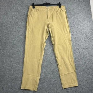 Merrell Pants Womens 12 Khaki Stretch Nylon Hiking Outdoor Travel Straight Leg - Picture 1 of 5