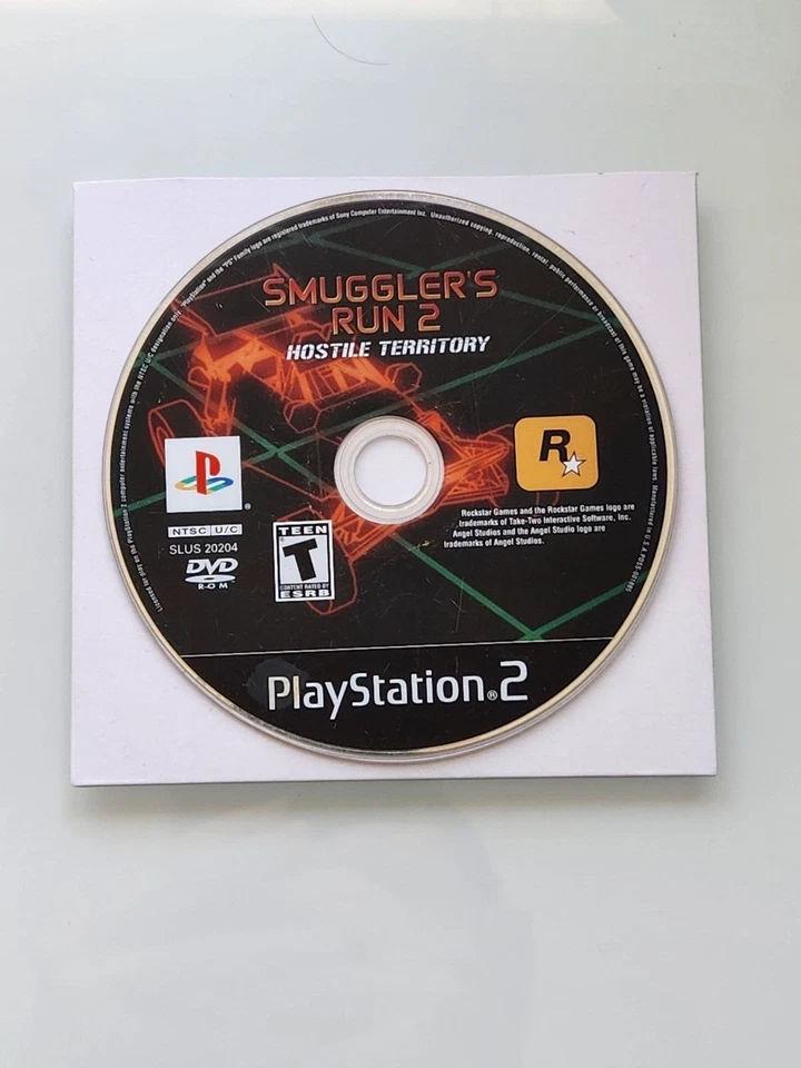 Smuggler's Run 2: Hostile Territory (Sony Playstation 2 PS2, 2001) DISC ONLY Foto 1 de 1