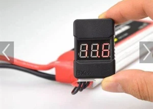 1-8S LiPo Battery Tester with Loud Alarm & LED Indicator - Picture 1 of 3
