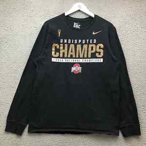 Ohio State University Buckeyes Undisputed Champs 2014 T-Shirt Men's L Athletic*