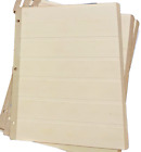 Pack of 24 Elbe Manila 6 Row Stock-pages for Standard 3-Ring Binders