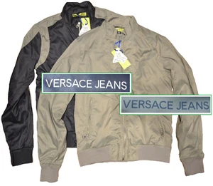 Neu mit Etikett Versace Jeans Logo leichte sportliche Windbreaker Jacke Größe S - Bild 1 von 19