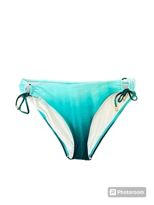 La Blanca Ocean Adjustable Loop Hipster Bikini Bottom in Turquoise Size 16 - Image 1 of 4