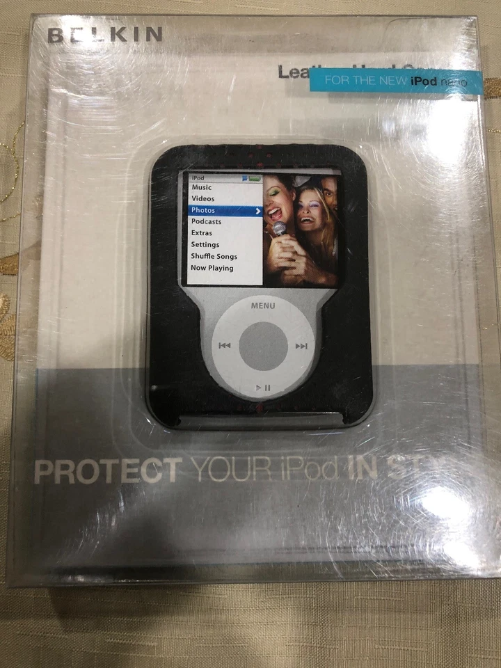 Capa dura de couro Belkin para iPod Nano F8Z285 marrom  - Imagem 1 de 2