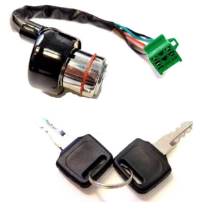 Ignition Switch with Key 6-Pin 3x3 Kazuma Redcat Hensim ATV M KS07 - Picture 1 of 4