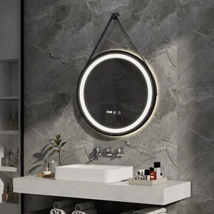 60cm Badspiegel Badezimmerspiegel mit Beleuchtung Spiegel mit LED Beschlagfrei - Bild 1 von 9