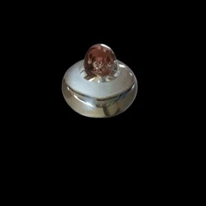 Bird  figurine /paperweight clear glass pink/clear color - Picture 1 of 5