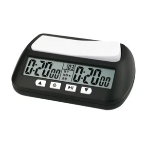 Digitale Schachuhr Timer Profi 3-in-1 Multifunktionswecker schwarz - Bild 1 von 5