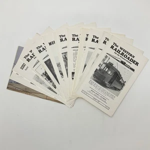 The Western Railroader Magazine 11 Issues January - December 1968 Unordered - Imagen 1 de 11