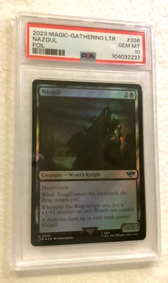 Nazgul #336 FOIL ~ Magic the Gathering - Lord Of The Rings 0336 LTR ~ PSA 10 - Image 1 of 3