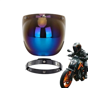 Motorradhelm Blasenschutz Universal Sonnenblenden Jethelm - FARBE WÄHLBAR - Bild 1 von 17