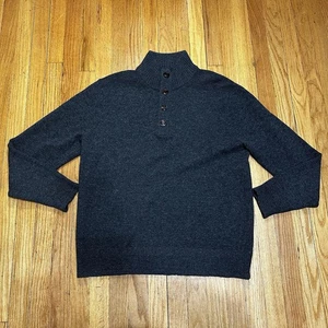 Suéter grande para hombre J Crew 100 % lana de cordero botón Grandpacore cárdigan - Imagen 1 de 9