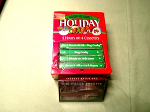 4 Holiday Christmas Cassette Pack Plus The Polar Express Cassette All Brand New - Picture 1 of 4