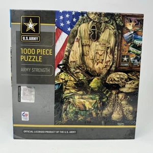 U.S. Army Army Strength Uniform Military Boots Jigsaw Puzzle 1000 Pieces Sealed - Picture 1 of 6