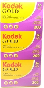 Película Kodak Kodacolor Gold 200 GB 135-36 CN 3 P  - Imagen 1 de 1