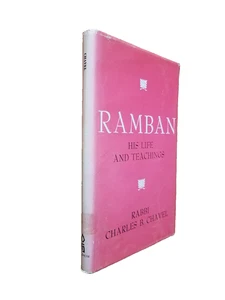 Ramban: His Life and Teachings by Rabbi Chavel 1st Feldheim 1960 w/dj G - Picture 1 of 6