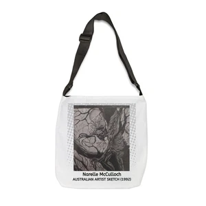 Adjustable Tote Bag - Unique Australian Artist Design,  Music Lovers [...] - Picture 1 of 9
